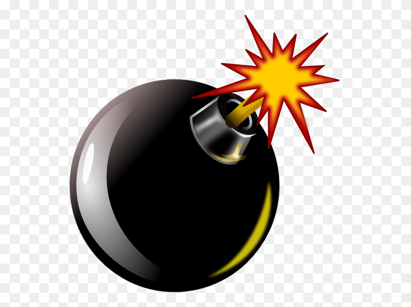 555x569 Bomb Clipart Transparent Png - Bomb PNG