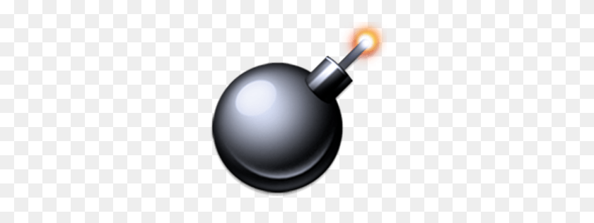 256x256 Bomb Emoji For Facebook, Email Sms Id - Bomb Emoji PNG