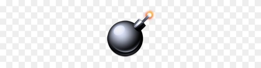 160x160 Bomb Emoji On Apple Ios - Bomb Emoji PNG
