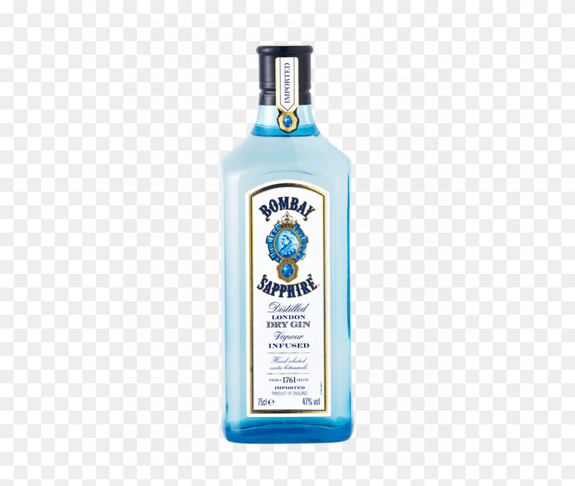 530x650 Bombay Saphire - Vodka Bottle PNG