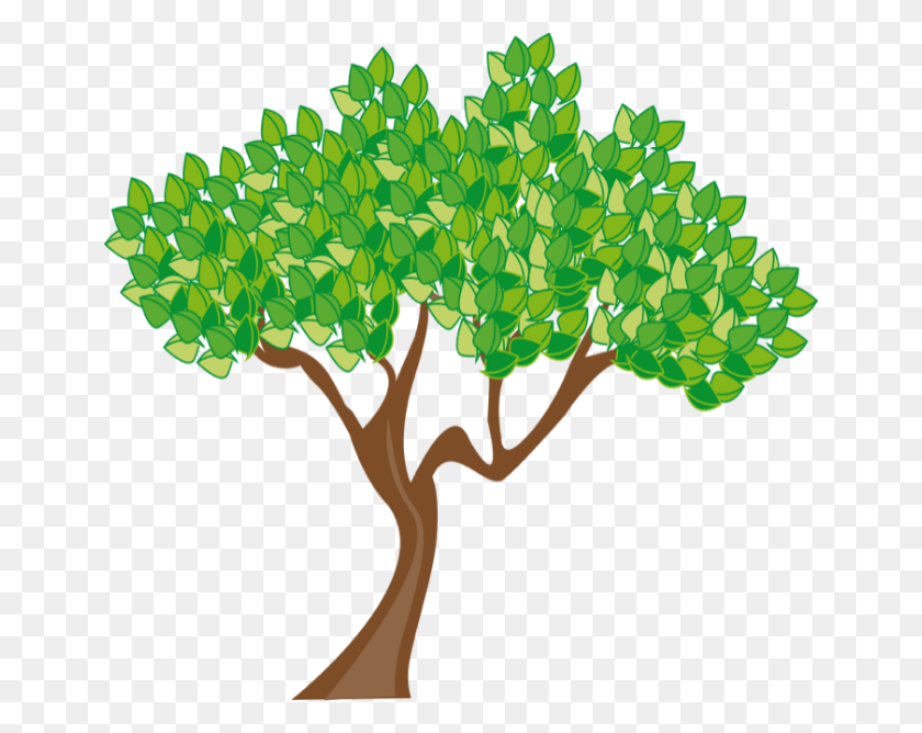 650x608 Bomen, Planten En Dieren Juf Larissa - Клипарт Bomen