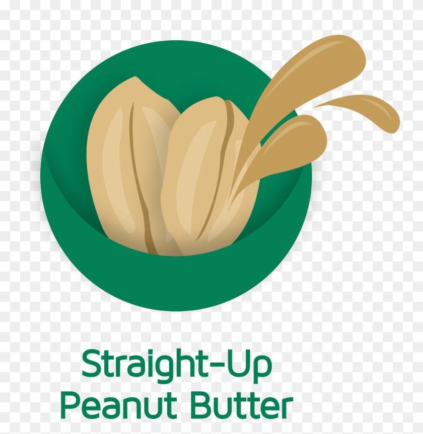 982x1011 Bon Nut Butters Sweets Straight Up Peanut Butter - Арахисовое Масло Клипарт