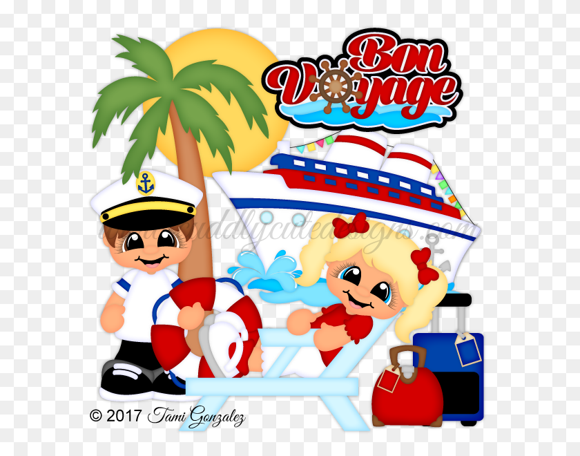 600x600 Bon Voyage Summer Bon Voyage, Скрапбукинг - Клипарт Bon Voyage