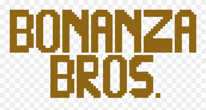 800x400 Логотип Bonanza Bros В Стиле Атари, Создатель Пиксельного Искусства - Логотип Атари Png