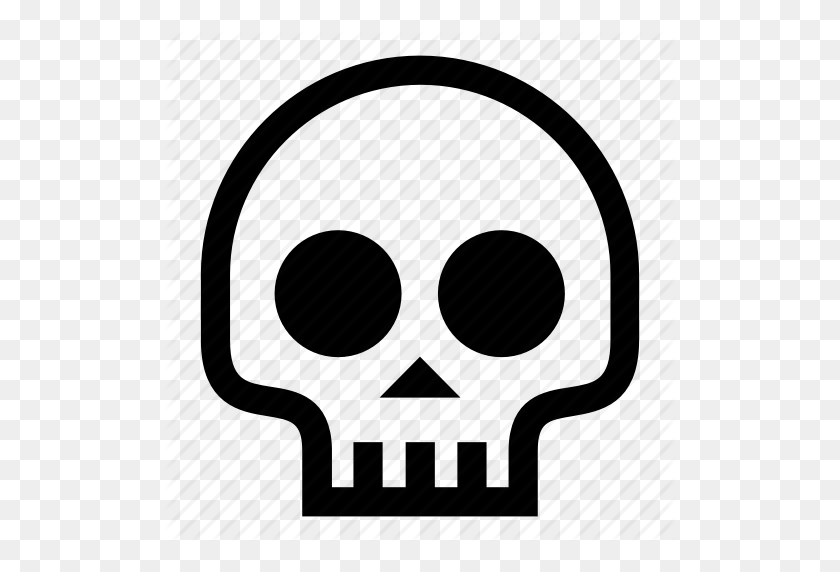 512x512 Bone, Cranium, Halloween, Illuminati, Occult, Skeleton, Skull Icon - Skull Icon PNG