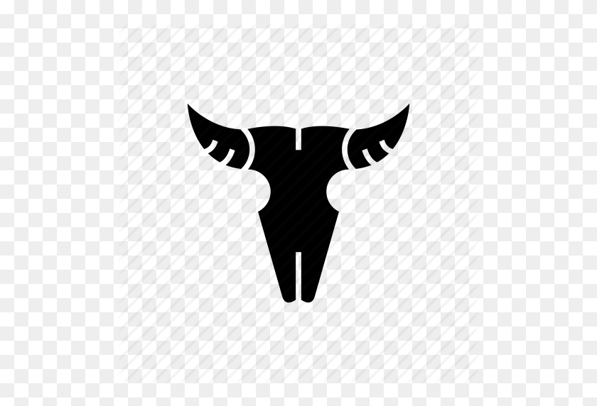 512x512 Bones, Bull, Cow, Death, Desert, Skull, Wild Icon - Cow Skull PNG
