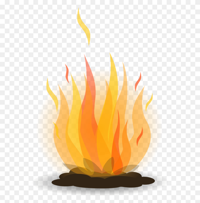 576x793 Bonfire Campfire Clip Art - Campfire PNG