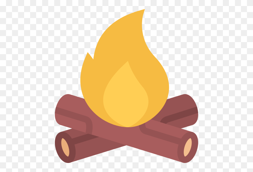 512x512 Bonfire Flame Png Icon - Bonfire PNG