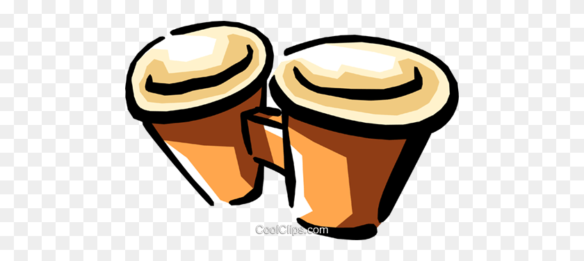 480x316 Bongos Libre De Regalías Vector Clipart Ilustración - Bongo Clipart