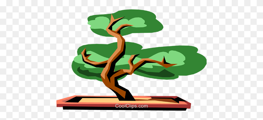 480x326 Bonsai Tree Royalty Free Vector Clip Art Illustration - Bonsai Tree PNG