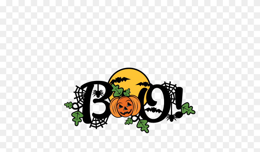 432x432 ¡Abucheo! Título De Halloween Corta Álbum De Recortes Lindo Clipart - Boo Png