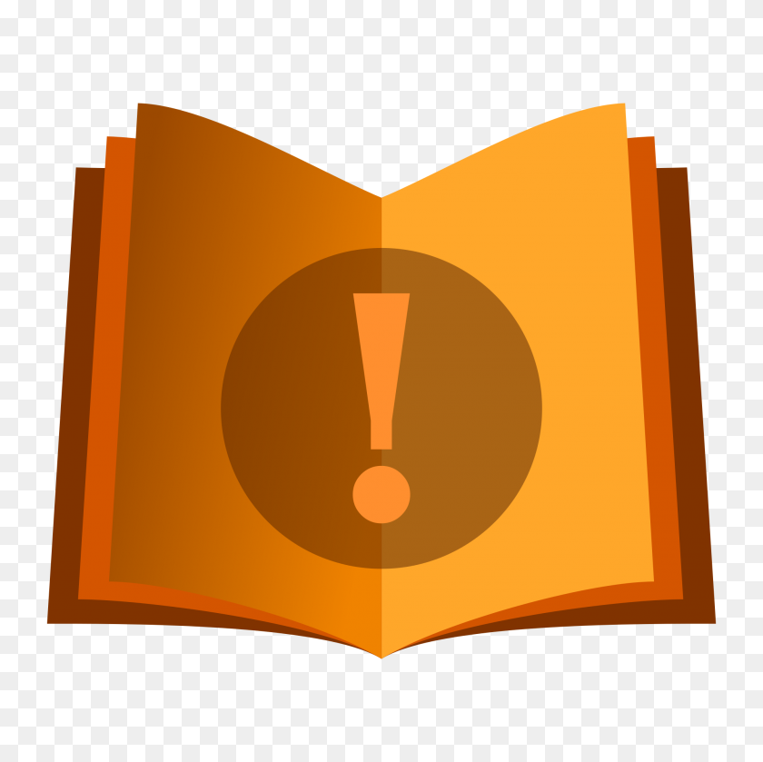 2000x2000 Book - Important Information Clipart