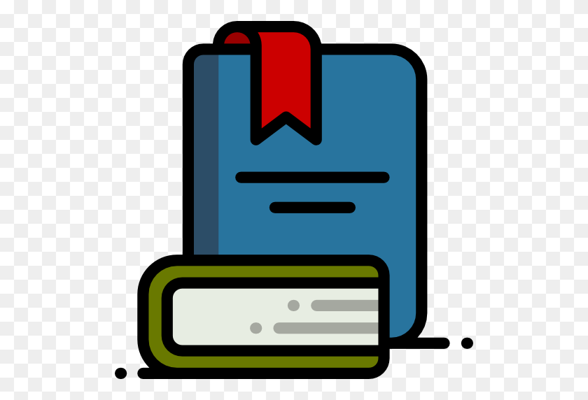 512x512 Book, Books, Library, Education, Reading, Study, Literature Icon - Study Guide Clipart