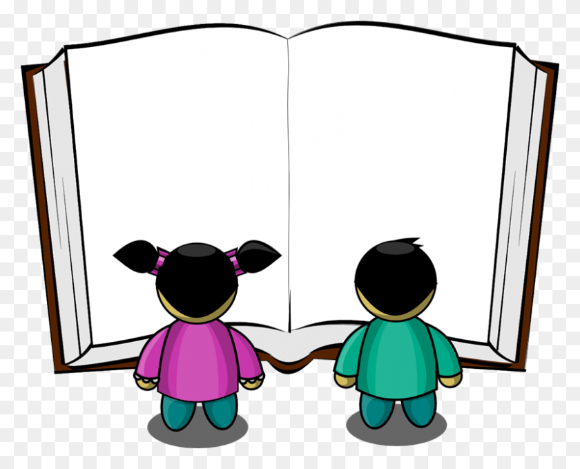 800x635 Book Clipart - Spine Clipart