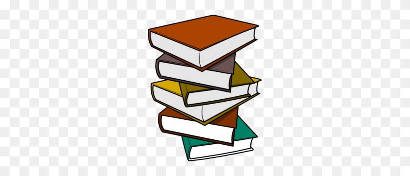 233x300 Book Clipart Image Girl Carrying Stack Of Books - Book PNG Clipart