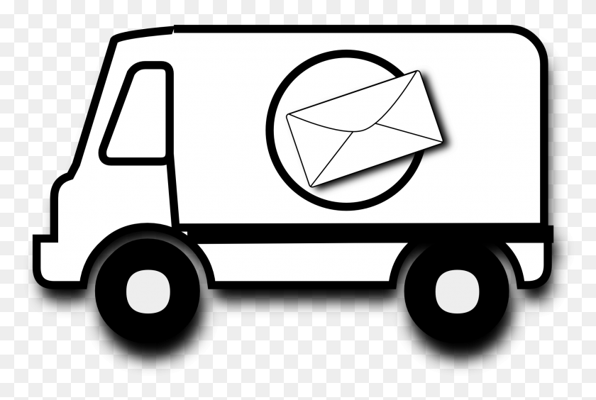 1979x1280 Book Delivery Cliparts - Delivery Truck Clipart