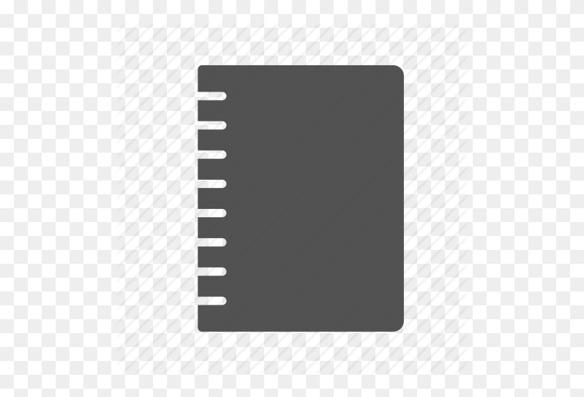 512x512 Book, Diary, Note Book, Spiral Notebook Icon - Spiral Notebook PNG