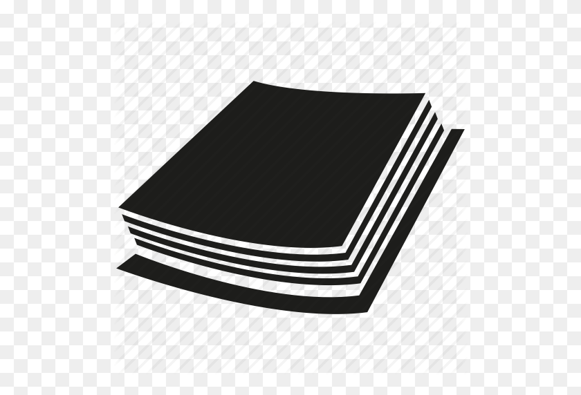 512x512 Book, Document, File, Paper, Stack Of Paper Icon - Stack Of Paper PNG