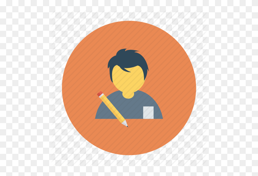 512x512 Book, Education, Homework, Male, Page, Student, Study Icon - Student Doing Homework Clipart
