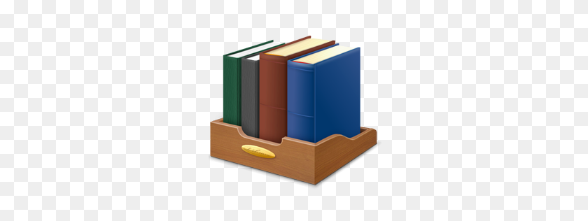 256x256 Book Library Icon - PNG Library