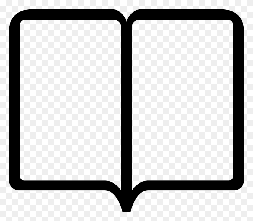 980x848 Book Open Blank Pages Png Icon Free Download - Blank License Plate Clipart