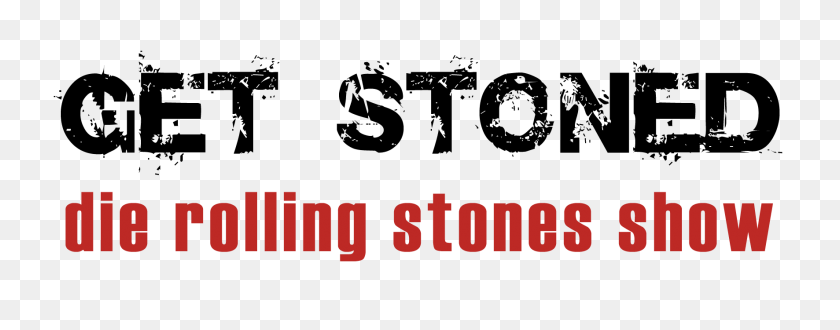 1772x614 Booking Contact Get Stoned - Rolling Stones PNG