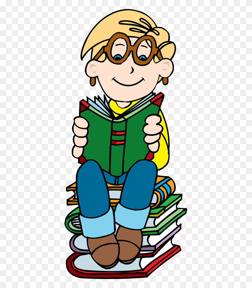 409x900 Books For Clip Art - Lunch Lady Clipart