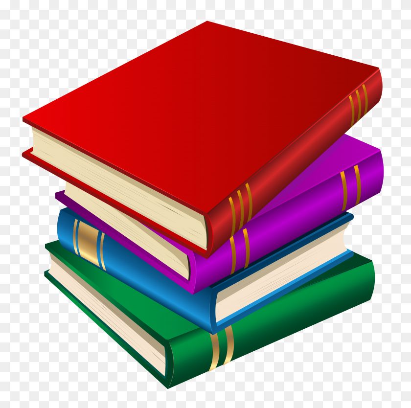 8000x7940 Books Png Clipart - School Books PNG