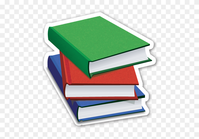 516x529 Libros Leyendo Libros, Pegatinas Emoji, Pegatinas - Escuela Emoji Png