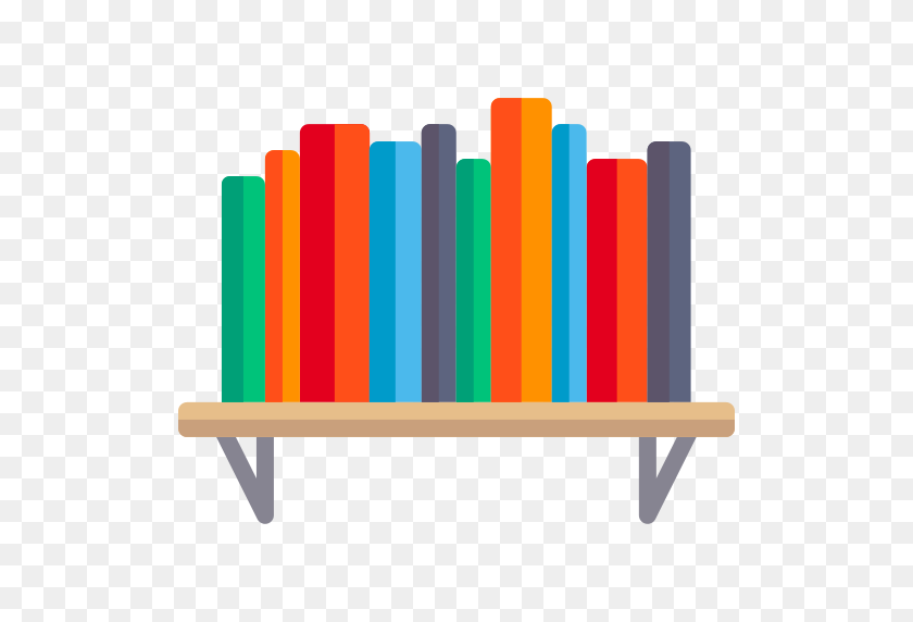 512x512 Estante De Libros Png Icono - Estante De Libros Png