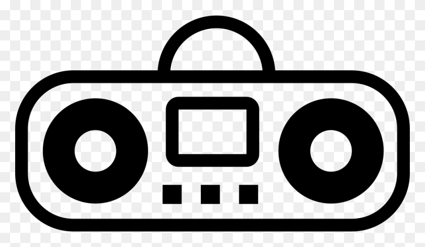 980x538 Boombox Cartoon Variant Png Icon Free Download - Boombox PNG