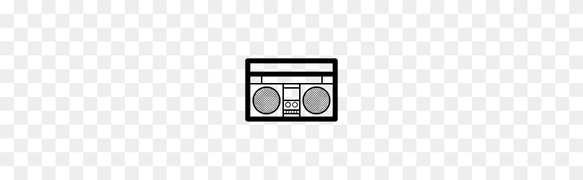 200x200 Boombox Icons Noun Project - Boombox PNG