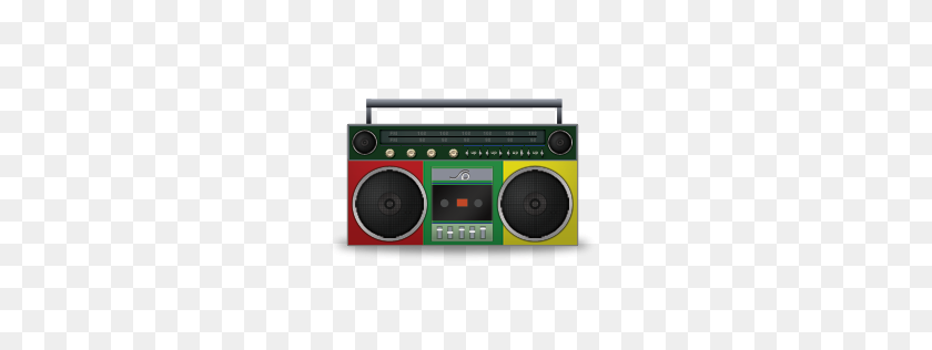 256x256 Boombox, Reggae Icon - Boom Box Png