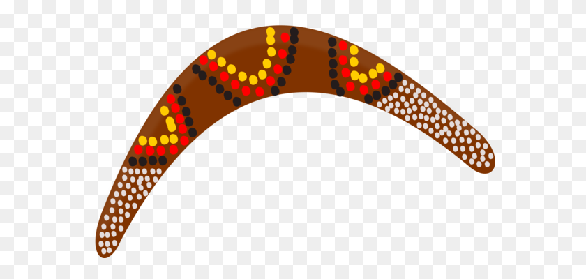 580x340 Boomerang Indigenous Australians Line Art Aboriginal Australians - Indigenous Clipart