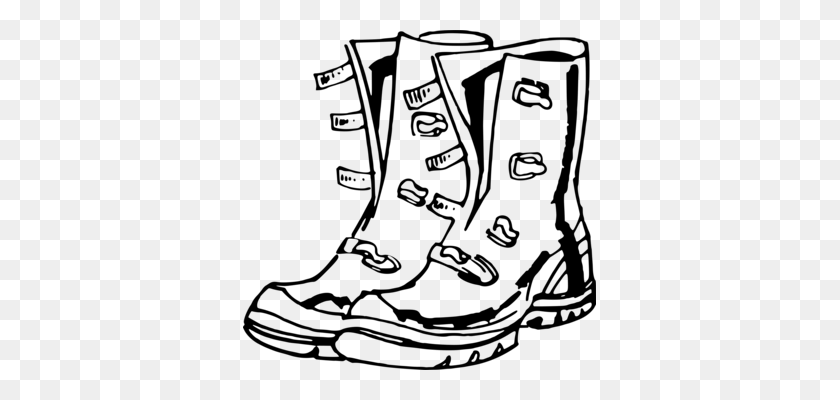 353x340 Boot Clip Art Christmas Computer Icons Drawing Footwear Free - Work Boots Clipart