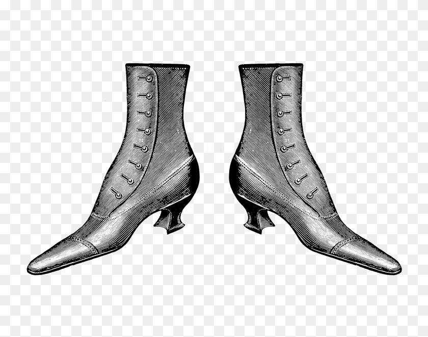 3300x2550 Boot Shoe Clip Art - Cowboy Boots Clipart Black And White