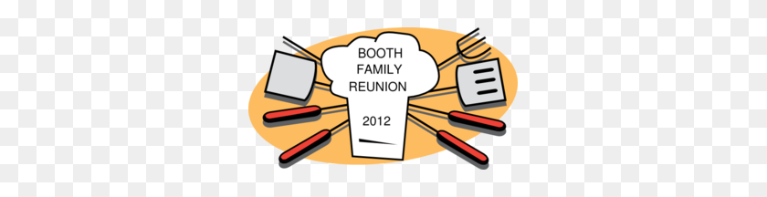 295x156 Booth Family Reunion Clip Art - Family Picnic Clipart