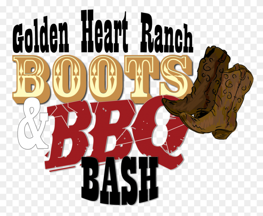 1000x810 Boots Bbq Bash Golden Heart Ranch - Bbq PNG