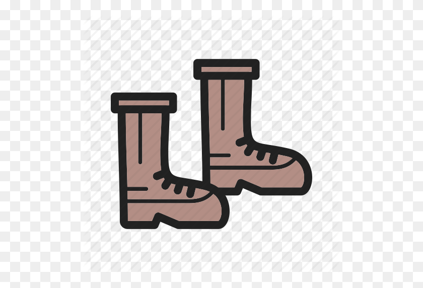 512x512 Boots, Equipment, Firefighter, Rescue, Safety, Uniform, Work Icon - Firefighter Boots Clipart
