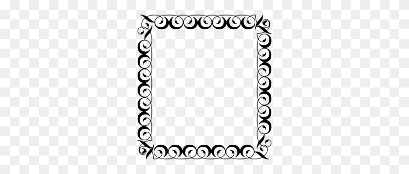 276x298 Border Clip Art - Thank You Black And White Clipart