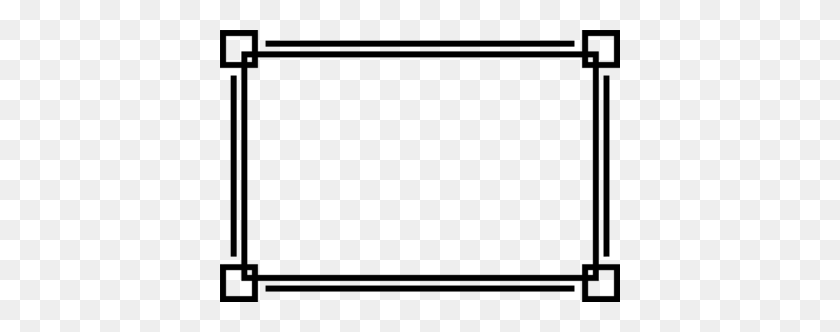 400x272 Border Frame Png Hd Free Vector, Clipart - Rectangle Frame PNG