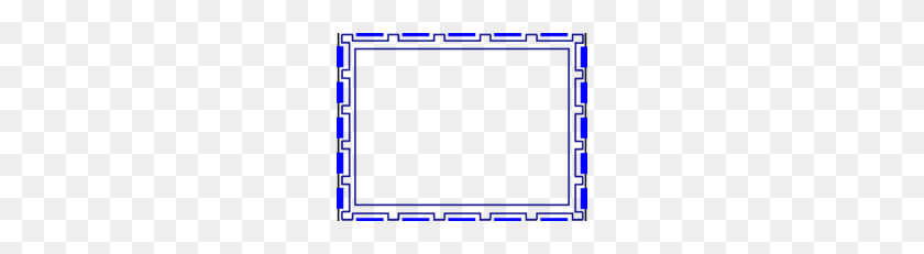 228x171 Границы Рамки Png Вектор, Клипарт - Синяя Рамка Png