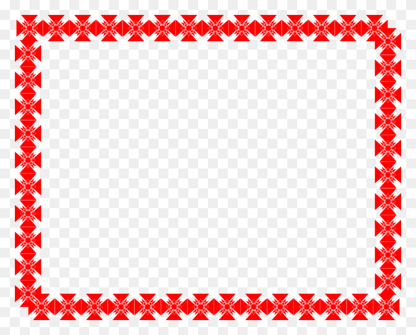 958x757 Border Red Free Stock Photo Illustration Of A Blank Frame - Red Frame PNG