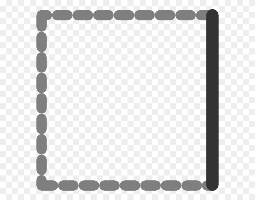 600x601 Border Rightside Png Clip Arts For Web - Side Border Clipart