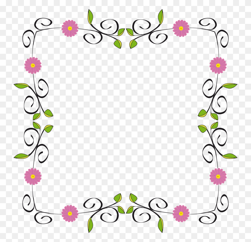 750x750 Borders And Frames Floral Design Flower Computer Icons Free - Free Flower Border Clipart