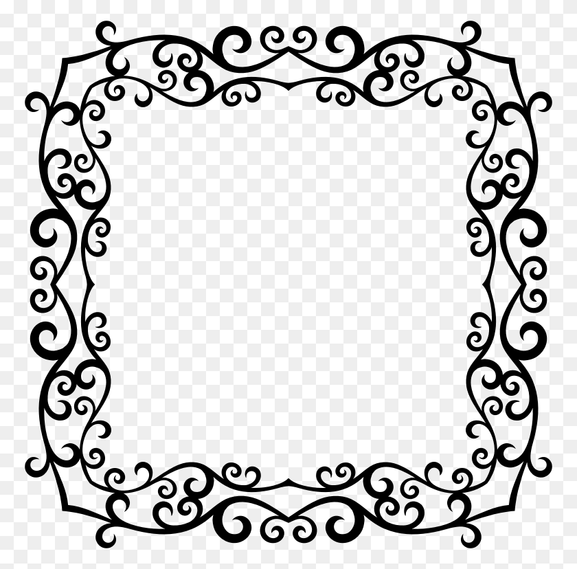 768x768 Borders And Frames Picture Frames Computer Icons Clip Art - Fancy Border Frame Clipart