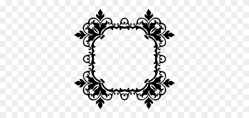 340x340 Borders And Frames Picture Frames Damask Computer Icons Free - Damask Clipart