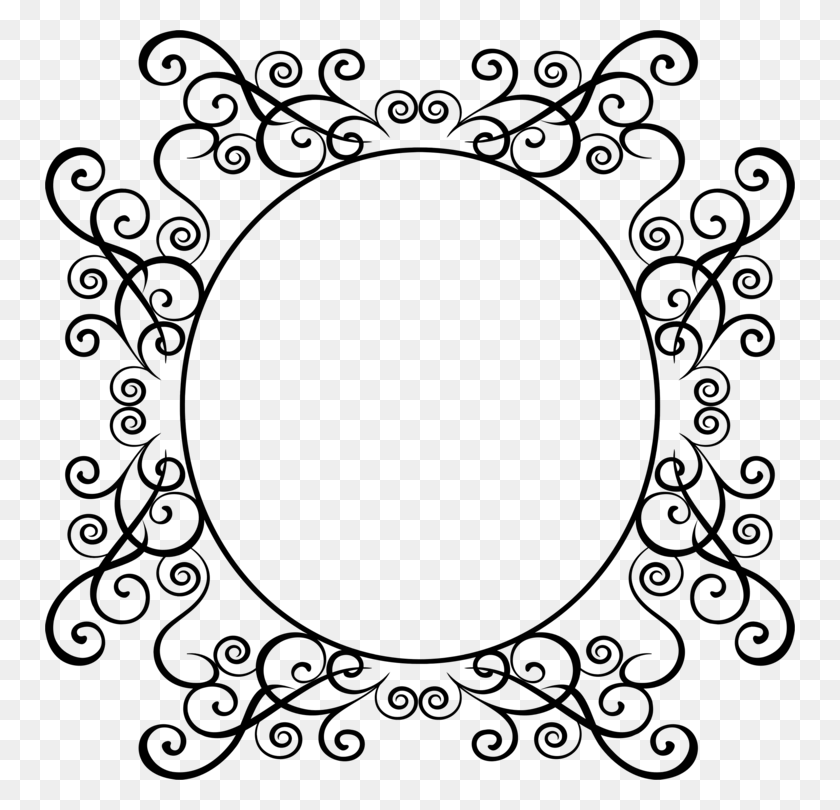 750x750 Borders And Frames Picture Frames Decorative Arts Garden Free - Garden Clipart Black And White
