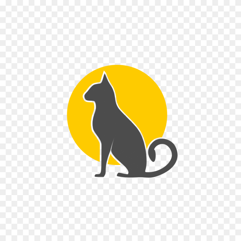 820x820 Bordir Logos, Animal Logo - Cat Logo PNG