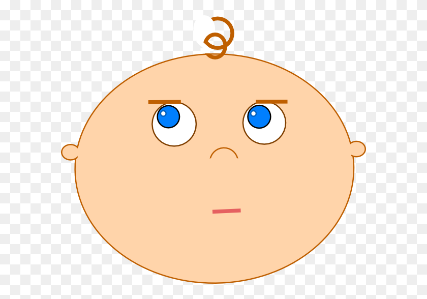 600x528 Bored Baby Png, Clip Art For Web - Bored Clipart